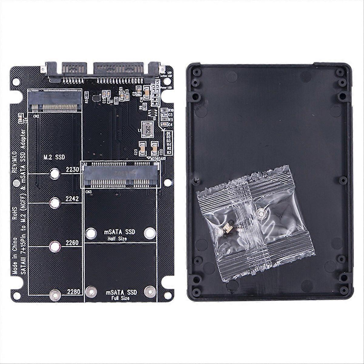 SSD to SATA 3.0 Adapter Converter Case Enclosure 6Gbps SSD Case