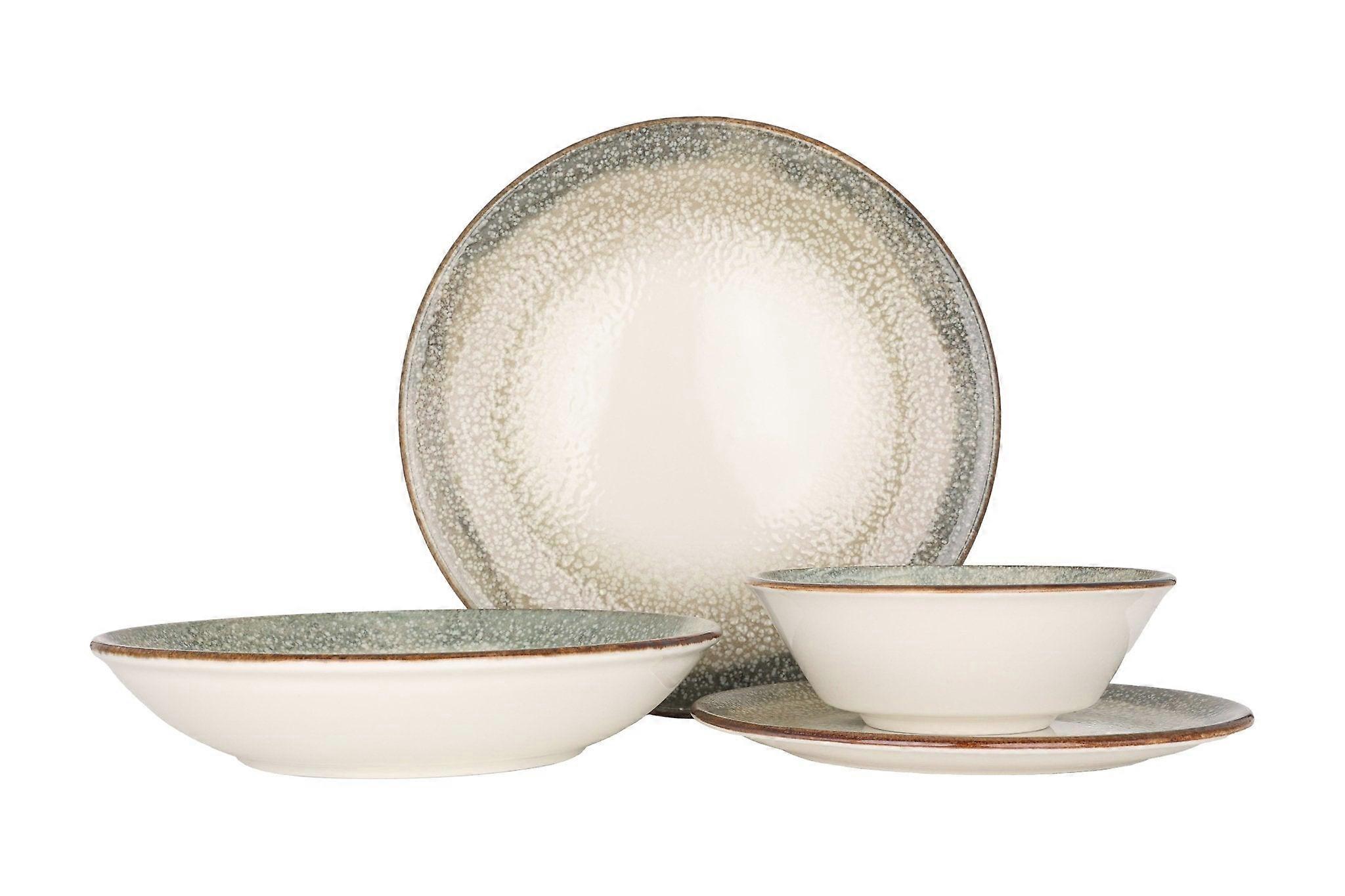 By Bone Dinnerware Set (Medium) - Spazio - 24 pieces - 6 persons - Porcelain