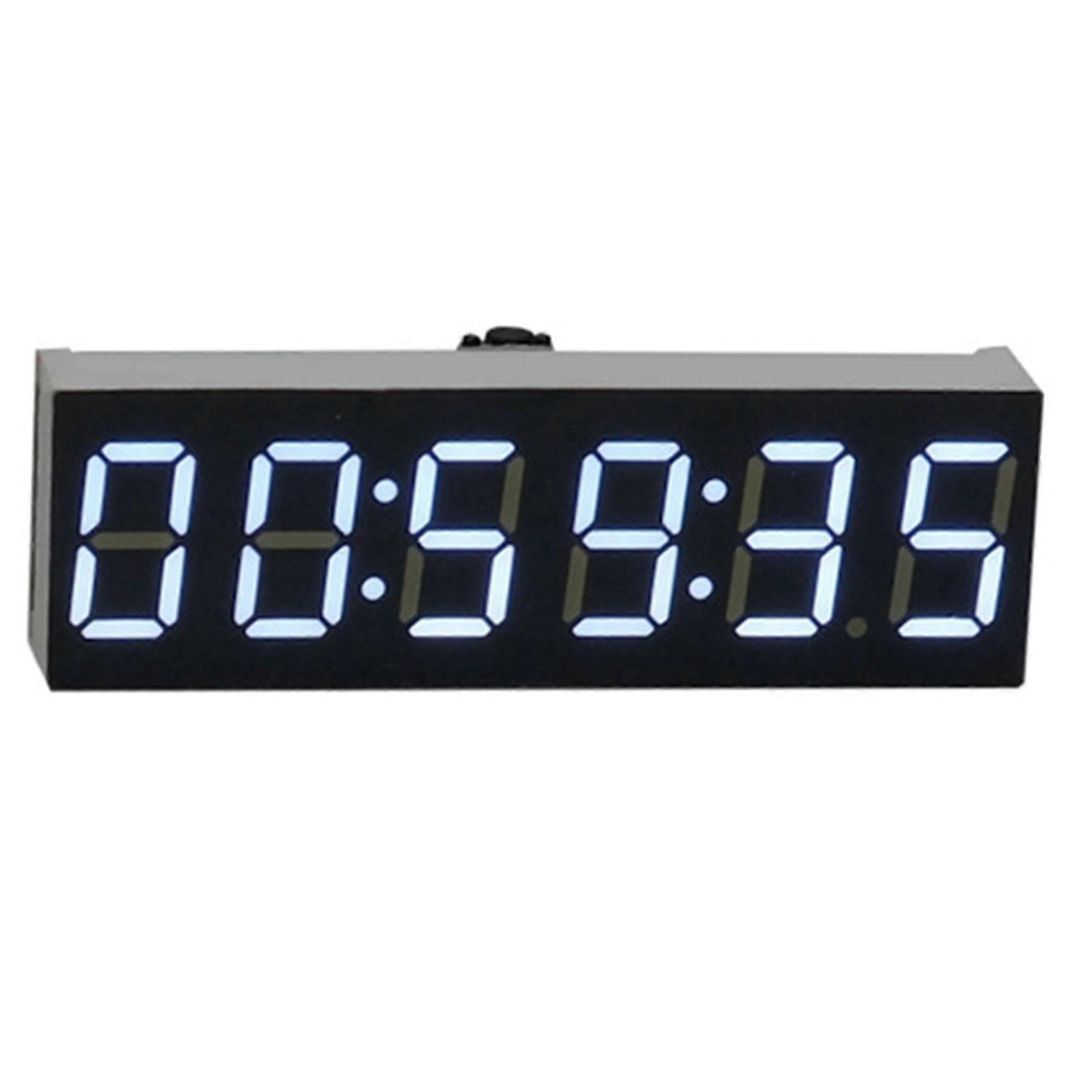 2pcs 0.36 Inch 6-Bit Clock LED Digital Electronic Clock W Second Display Module Power Off Memory Brightness-D