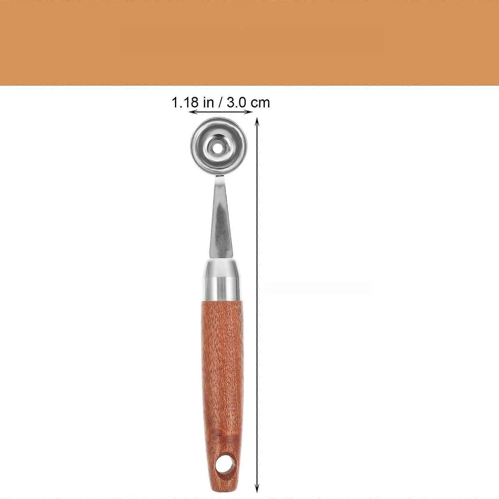 Fruit Ball Spoon Stainless Steel Melon Baller for Kitchen 2Pcs