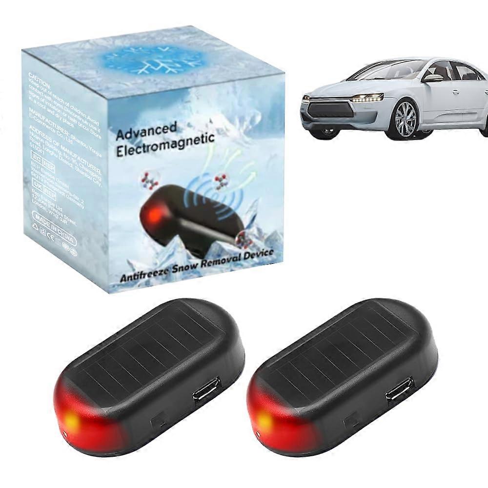 Electromagnetic Car DeIcer AntiFrost Windshield Tool Set 2pcs Chemical Dual Vehicle Use