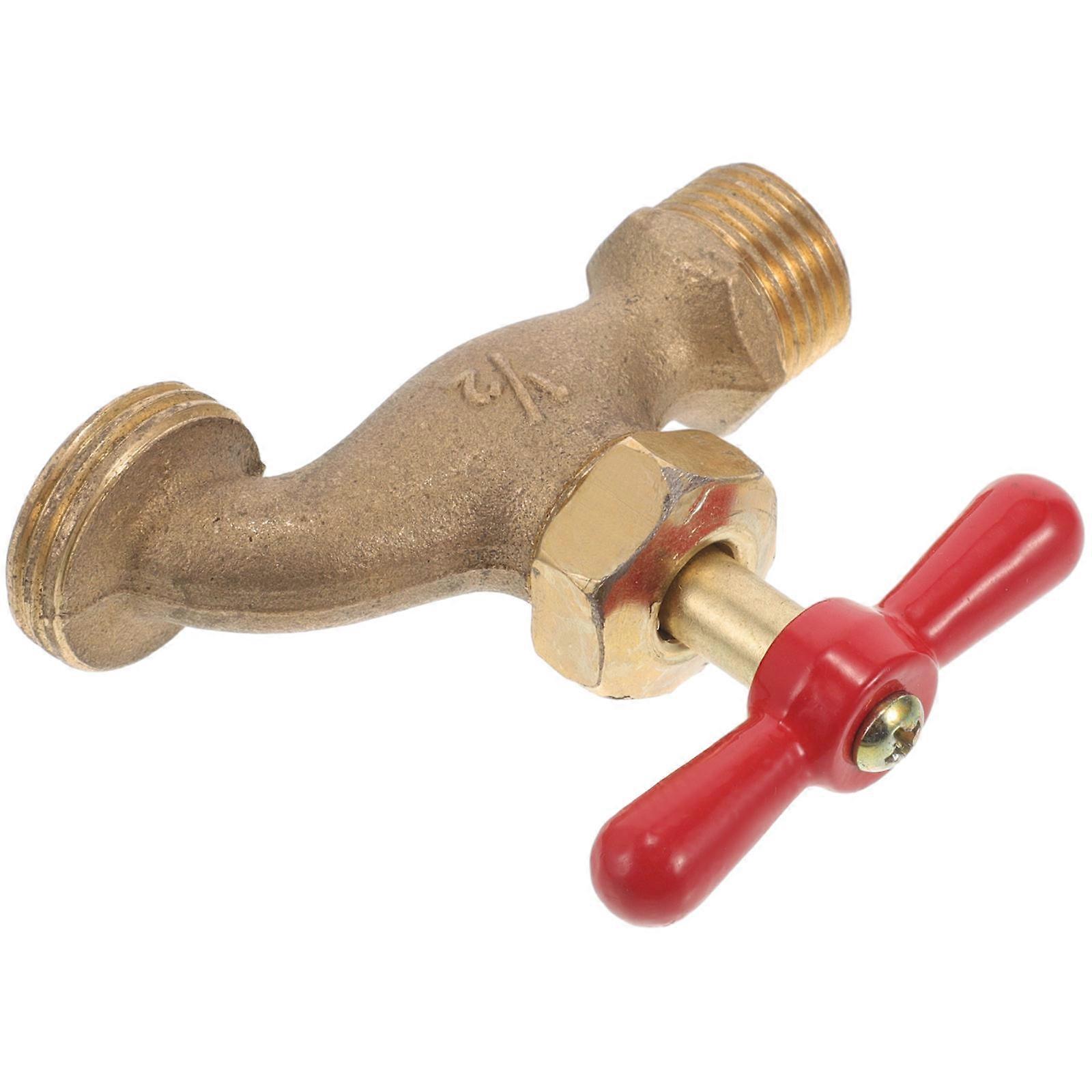 Outdoor Tap Wall-Mounted Garden Accessory Durable Brass Faucet Multi 1Pack