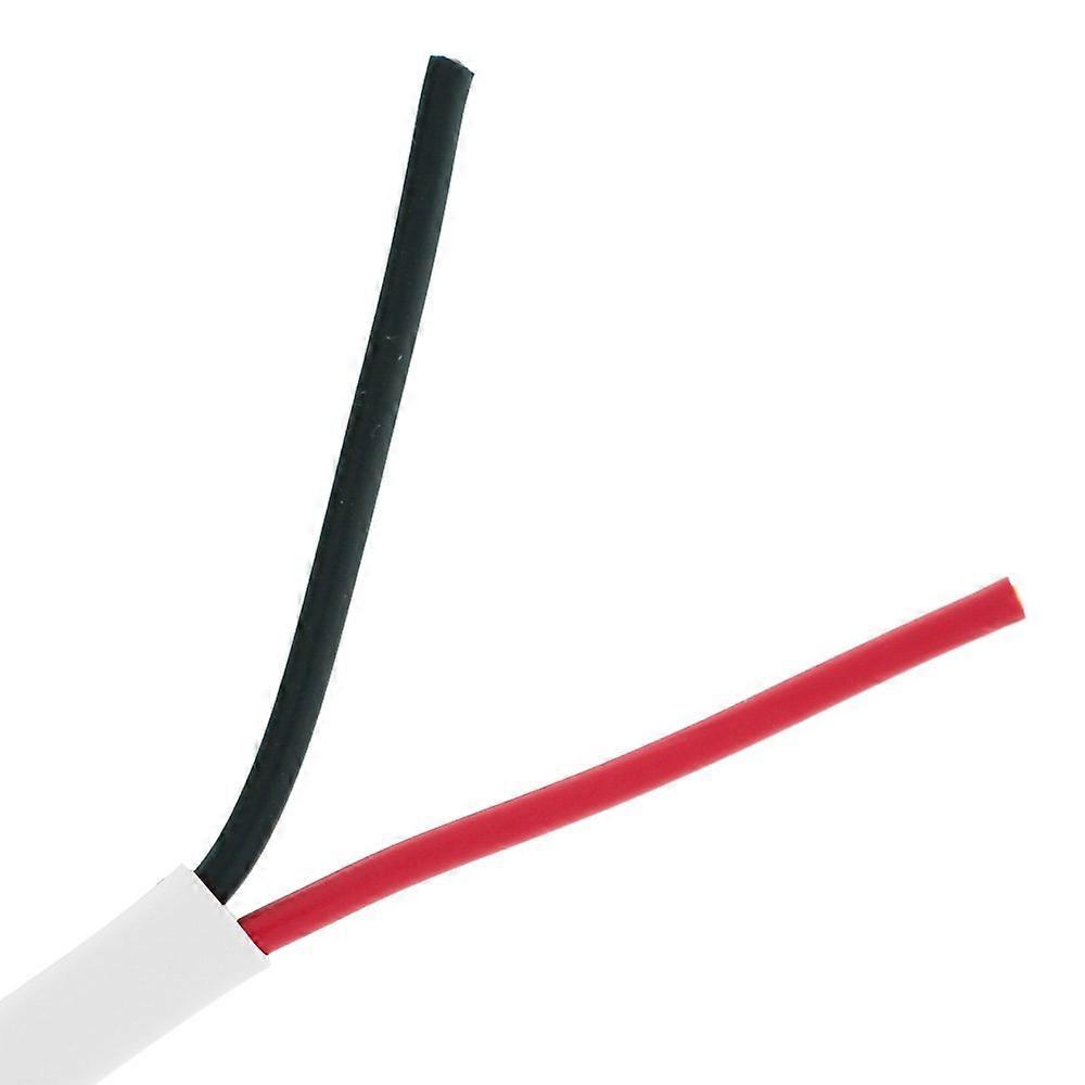 5 Pack 18/2 Plenum Security Cable White 18 AWG Stranded 2 Conductor CMP 1000ft Pullbox