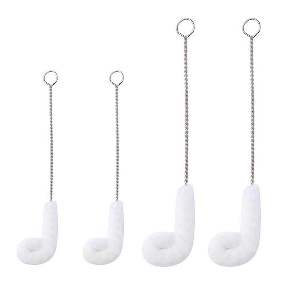 4Pcs Bendable Cleaning Brush Multi-Function Milk Bottle Wine Cups Brush