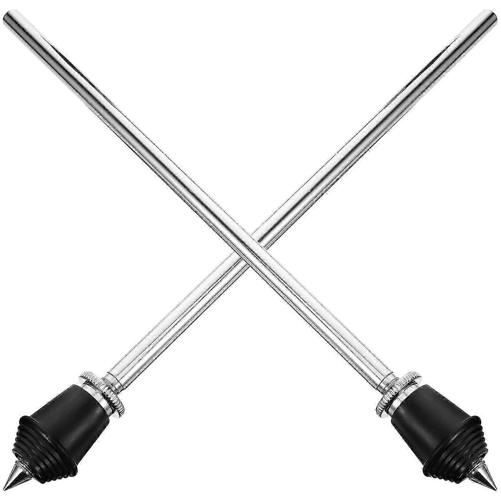 2pcs Sturdy Drum Stand Tom Drum Bracket Metal Percussion Instrument Accessory