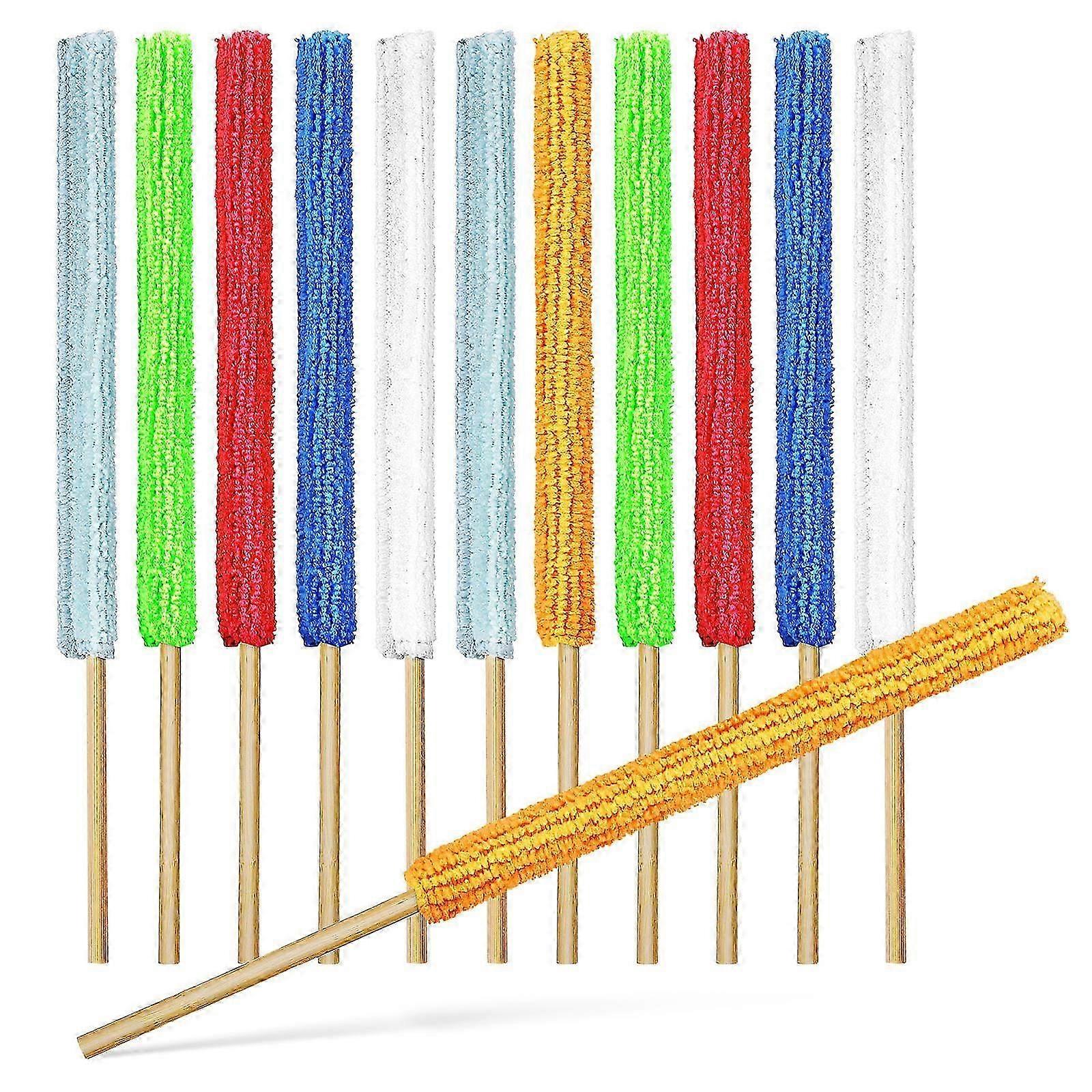 Mini Duster Sticks Microfiber Crevice Cleaning Brush 48Pcs Set