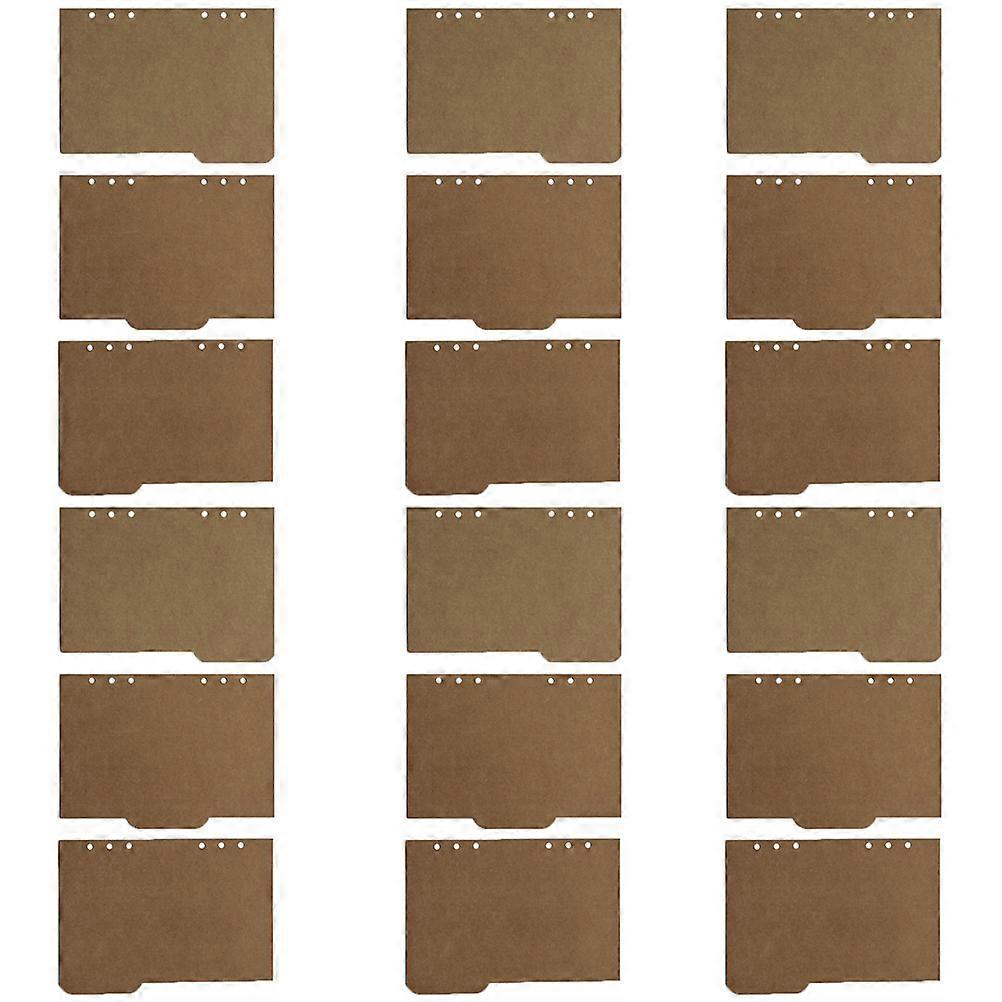 Binder Dividers Kraft Page Divider for Organized Notebook Classification