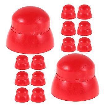 Playground Nut Protection Caps Red Plastic Safety Bolt Covers 30Pcs
