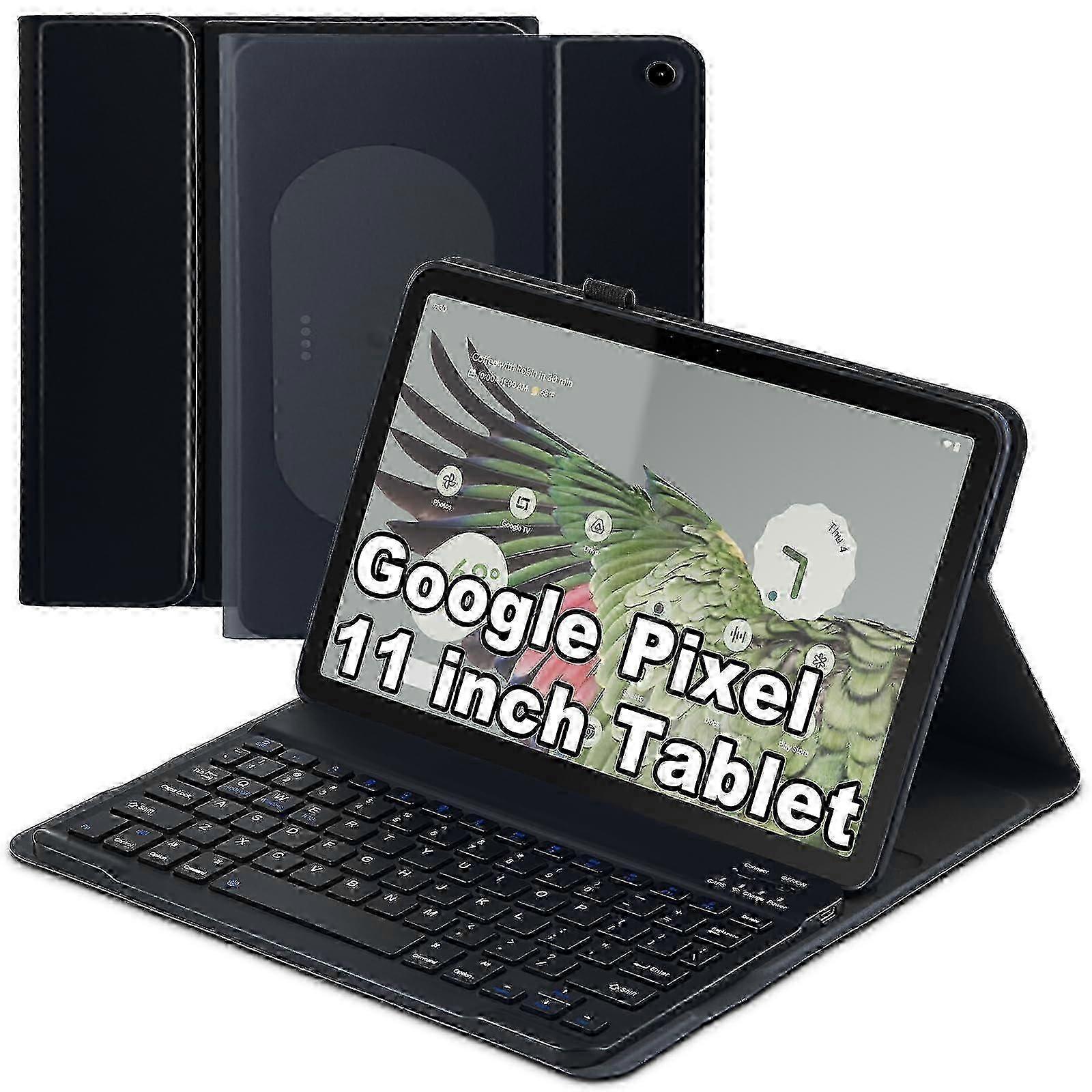 Étui pour clavier pour tablette Pixel 11 pouces, clavier Bluetooth avec support