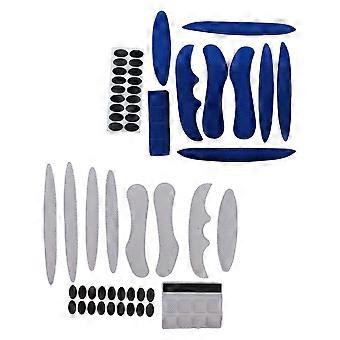 Kit de espuma de acolchoamento interno para ciclismo com 2 conjuntos de forros protetores.