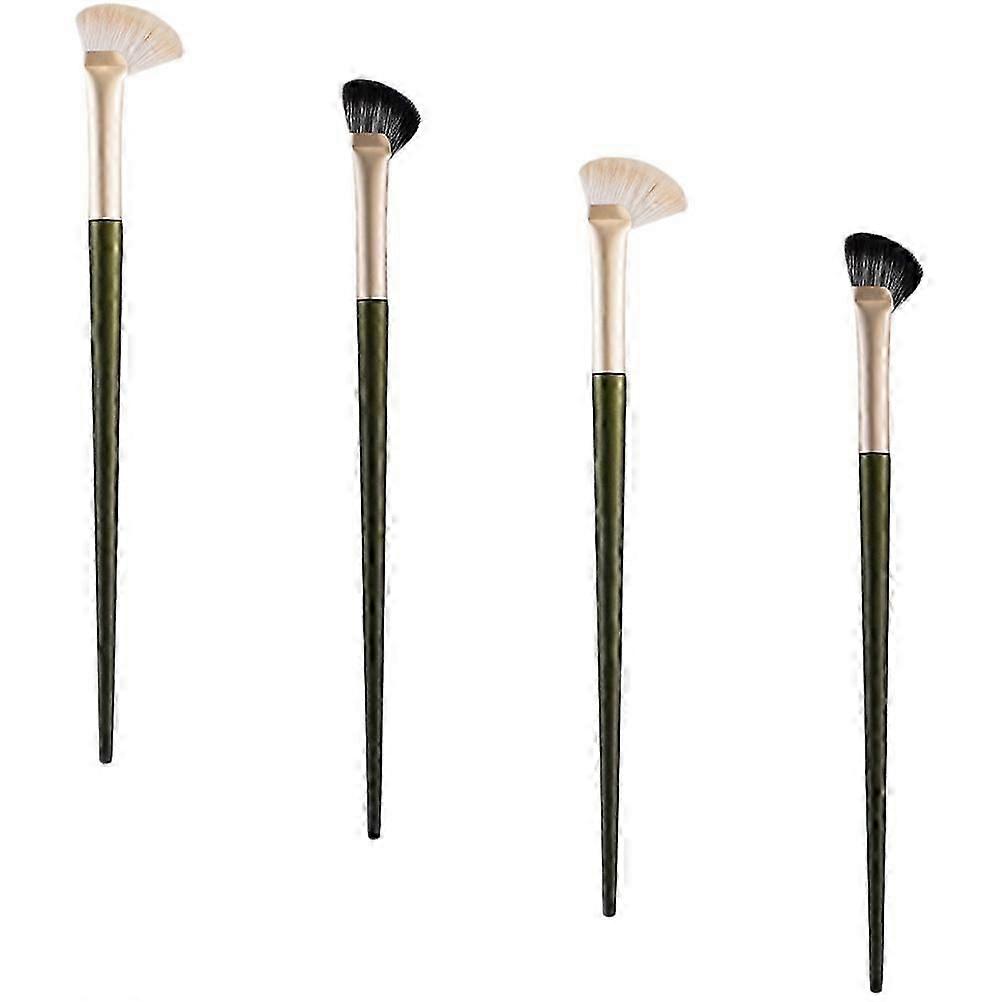 Assorted Color Nose Contour Brushes, 4Pcs, for Makeup