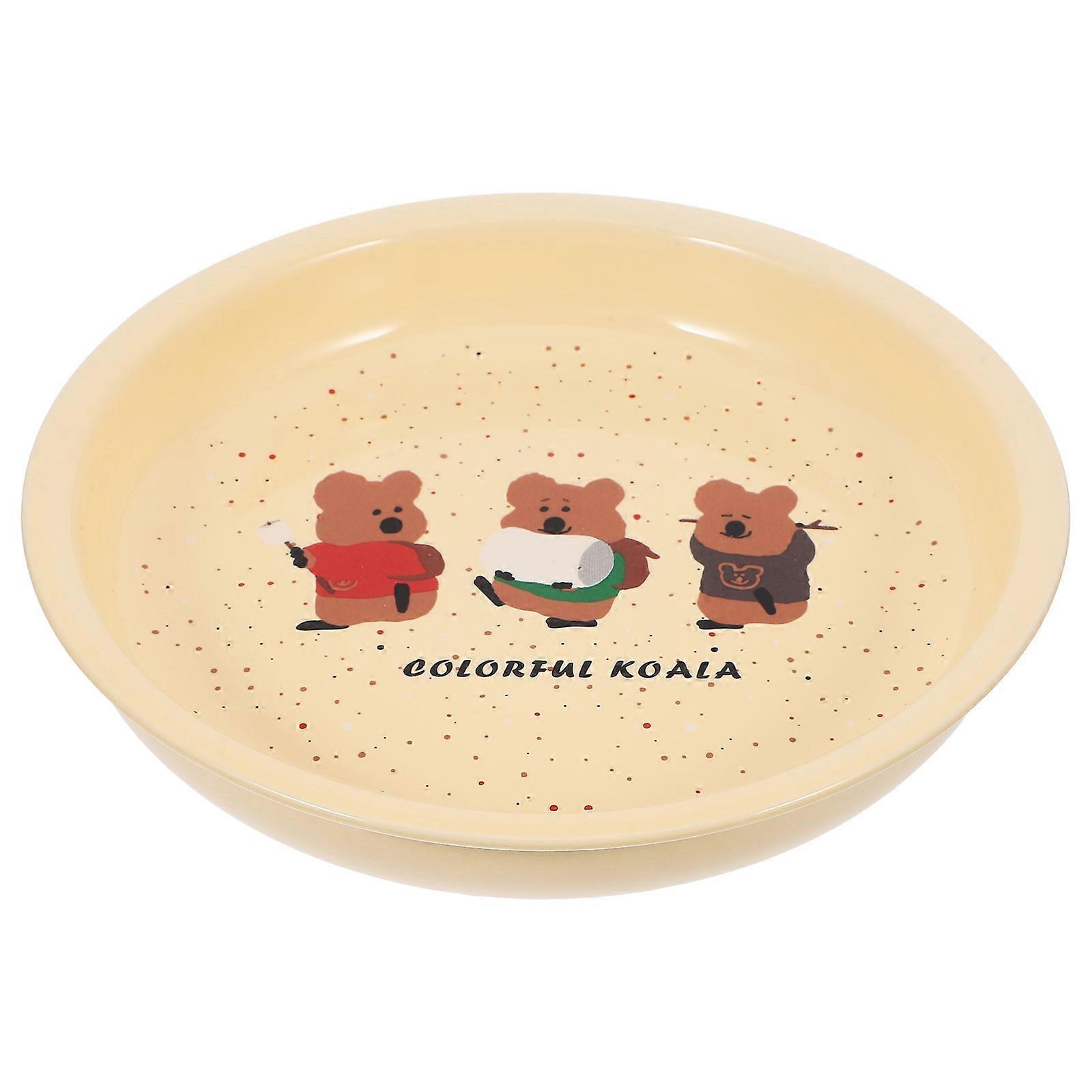 Ceramic Serving Plate Soup Plate for Storage Practical Dish