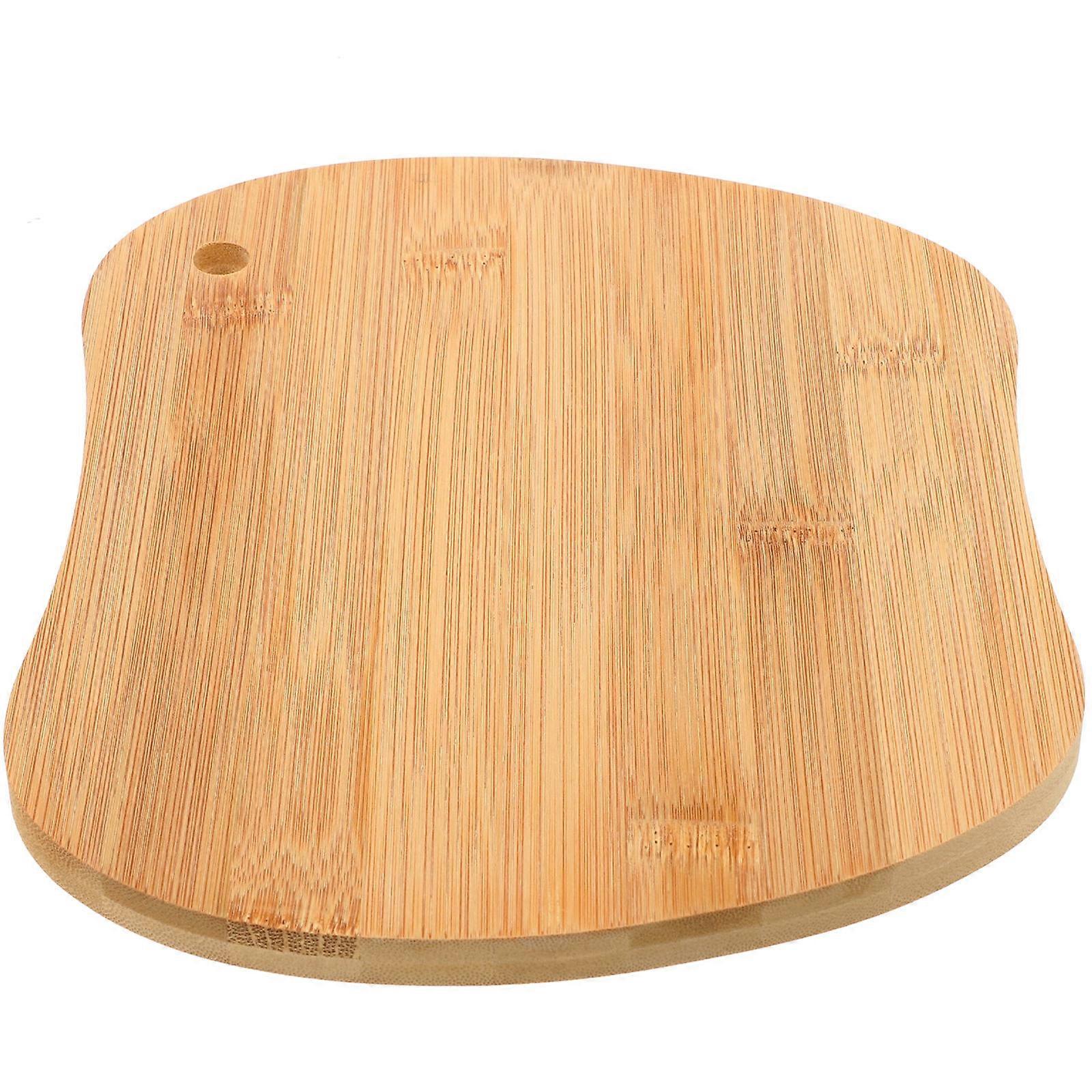 Portable Bamboo Cutting Board for Kitchen Use with Fruit Shape Design