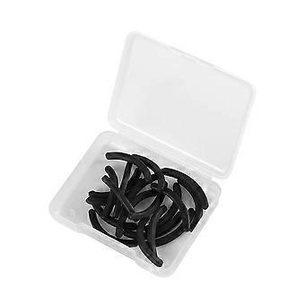 20pcs Professional Eyelash Curler Pads Replacement Pads Replaced Accessories Lightweight Black Beauty Tool with A Clear Storage Box for Girl Woman