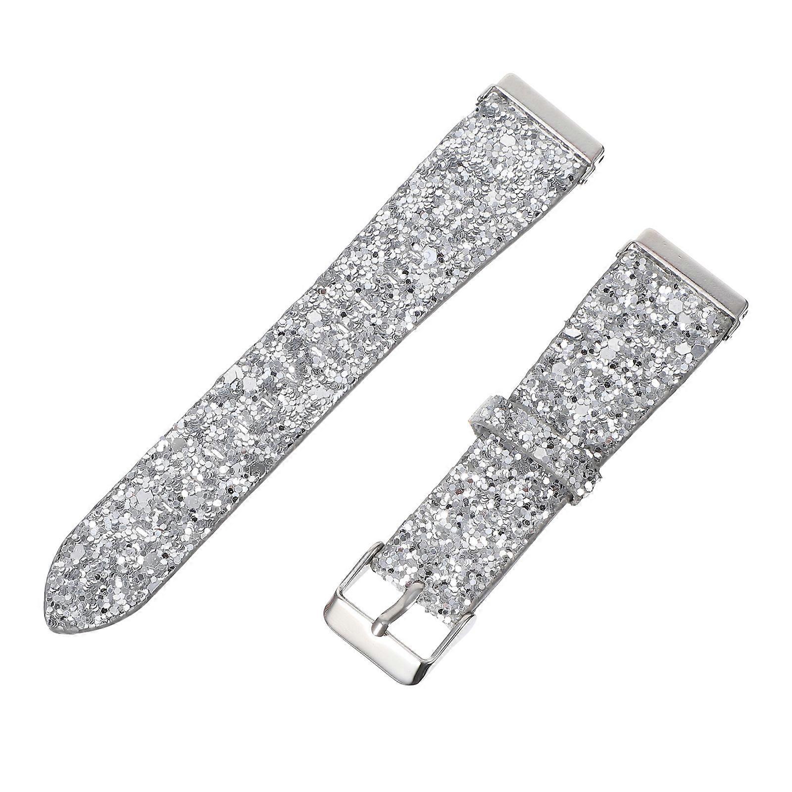 Glitter Watch Strap Compatible with Fitbit Versa/Versa 2/Versa Lite/Versa SE