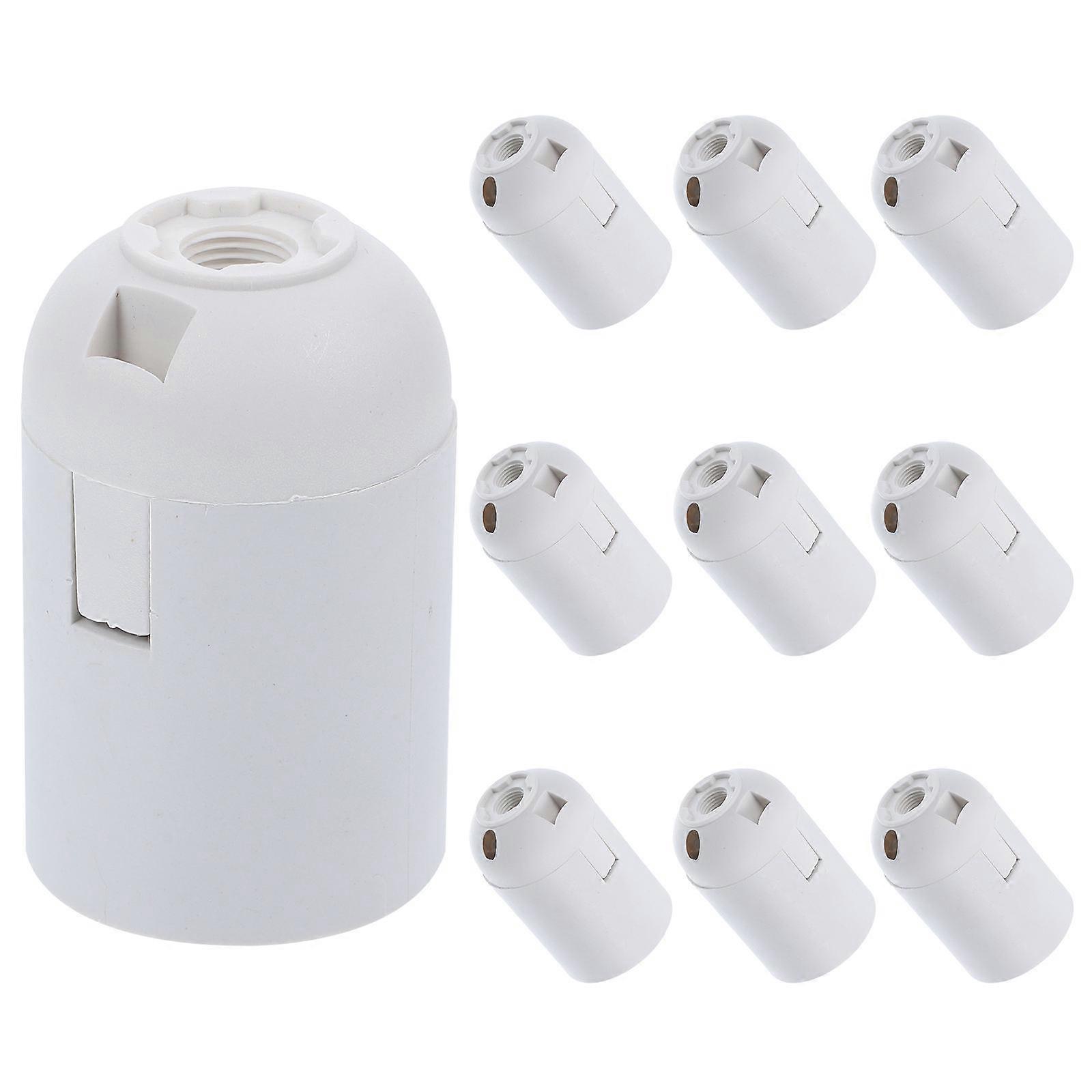 10pcs Light Socket Replacement Lamp Holders E26/E27 Lamp Socket for DIY Project