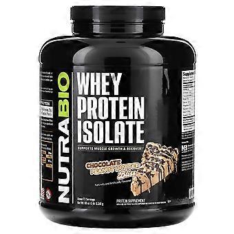 NutraBio, Whey Protein Isolado, Chocolate com Manteiga de Amendoim, 2,268 g (5 lb)