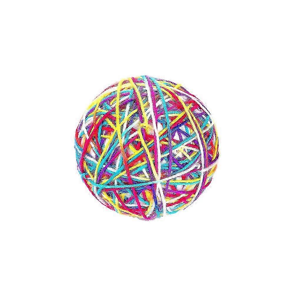 Woolen Cat Balls Interactive Exercise Toy, 2Pcs for Kitten Play