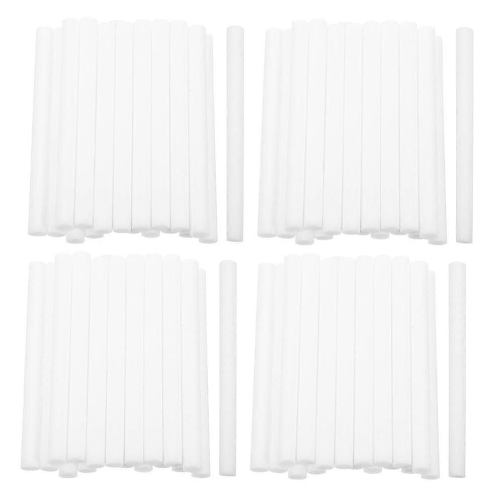Replacement Cotton Humidifier Sticks 80Pcs, White Fiber Cotton Filter for Bedroom Diffuser