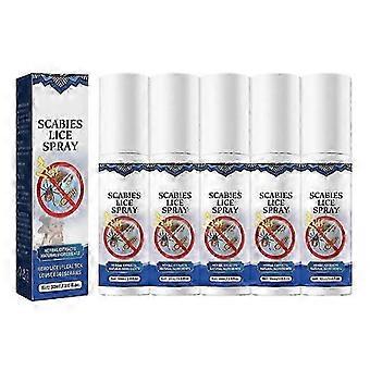 1-5x Luseforebyggende lusespray Lusespray Skabbavvisende 30 ml Lusedrepende skjønnhet Helse Væske mot kløe