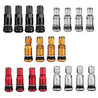 4pcs Universal Metal Car Motorcycle Tubeless Wheel Tyre Valve Stems Caps Aluminum Alloy Tire Air Valve Stems