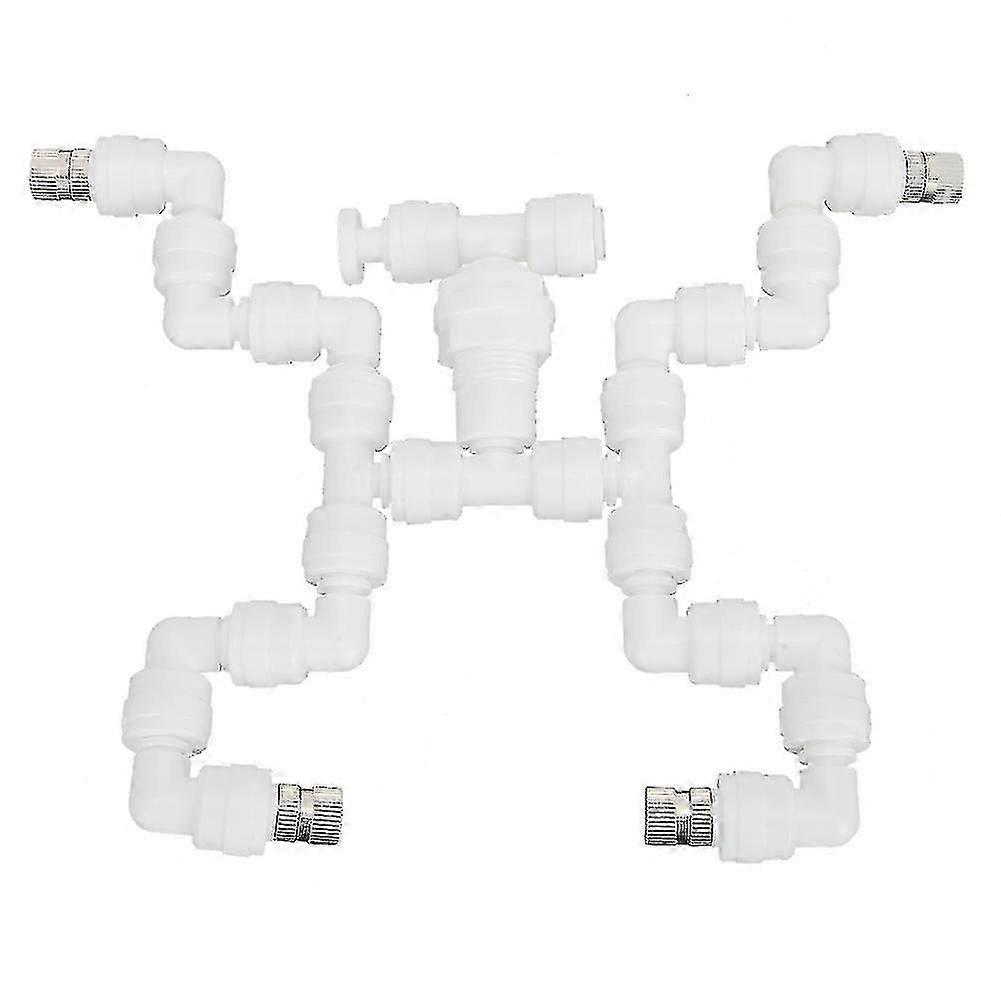 Adjustable Spray Nozzles - 4 Head Universal for Rainforest Atomization and Humidification