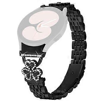 Correa galvanizada de 7 cuentas con conector para Samsung Galaxy Watch7/6/5/4 (44 mm y 40 mm), FE (40 mm), 5 Pro (45 mm), 6 Classic (43 mm y 47 mm) y 4 Classic (46 mm y 42 mm)