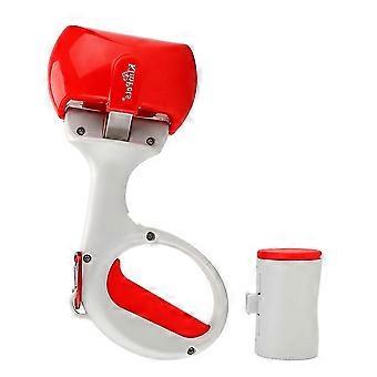 Pet Waste Outdoor Pick Up Excreta Cleaner With 1 Roll Decomposable Bags Dog Pooper Scoop Shovel Pet Accessories