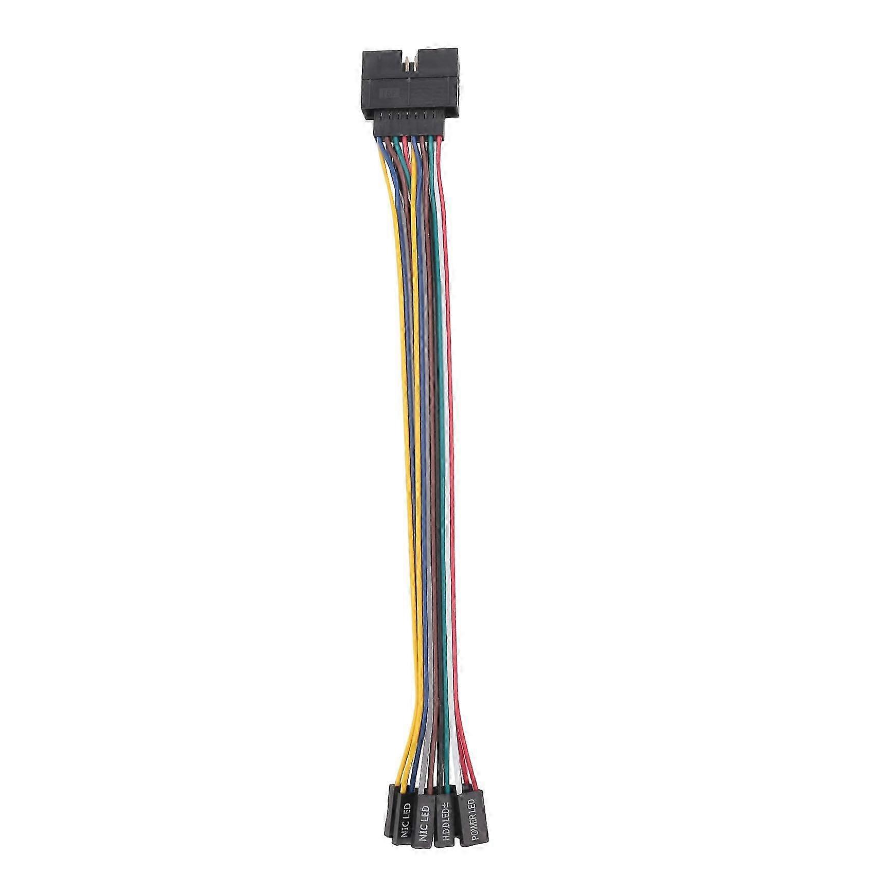 Multi Functional compatible with Supermicro Front Panel Connector Adapter Cable compatible with Computer Case Server Switches Extension Cord