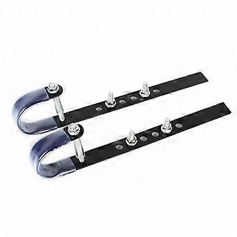 4 Pieces Bicycle Basket Front Carrier Mount Set Bike Basket Holder Handlebar