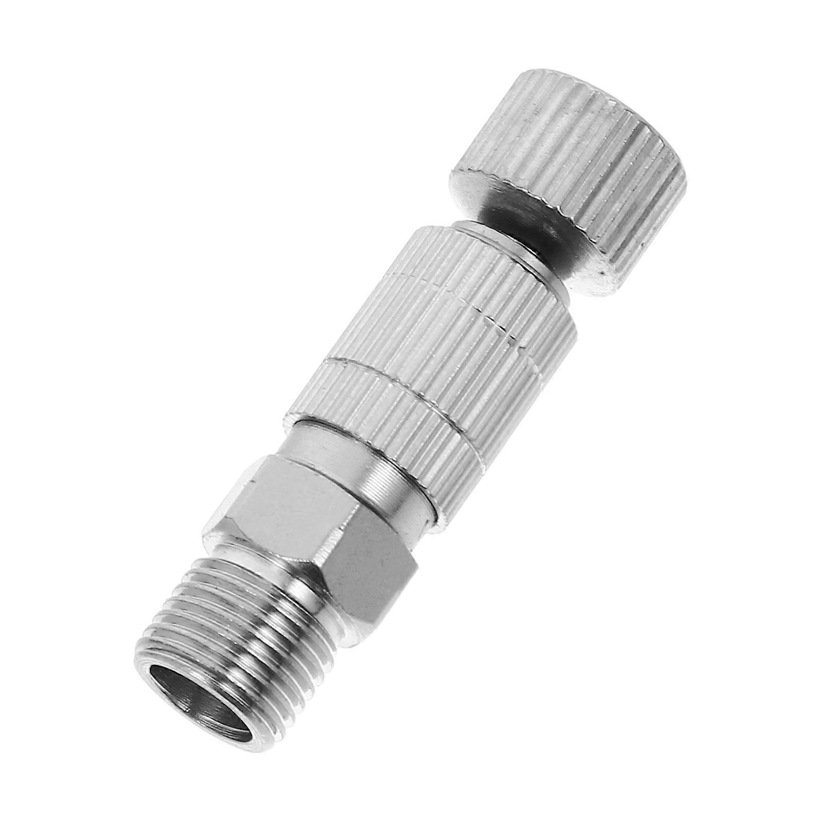 Quick Release Airbrush Coupler Self-lock Hose Connector Release Adapter (Silver)