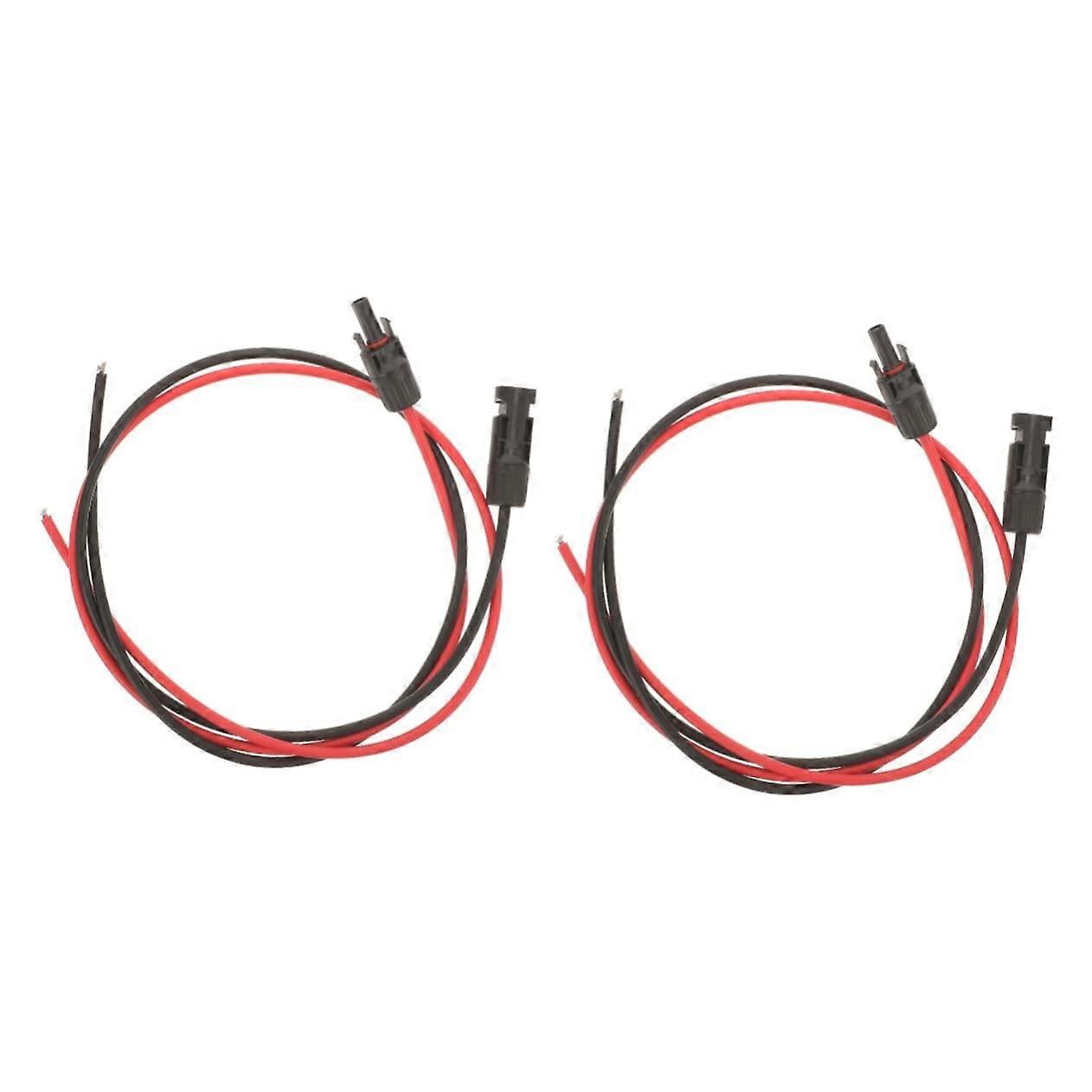 Solar Panel Extension Cable Set MC4 Compatible Quick Disconnect Wire for RV Reliable Dual Pack