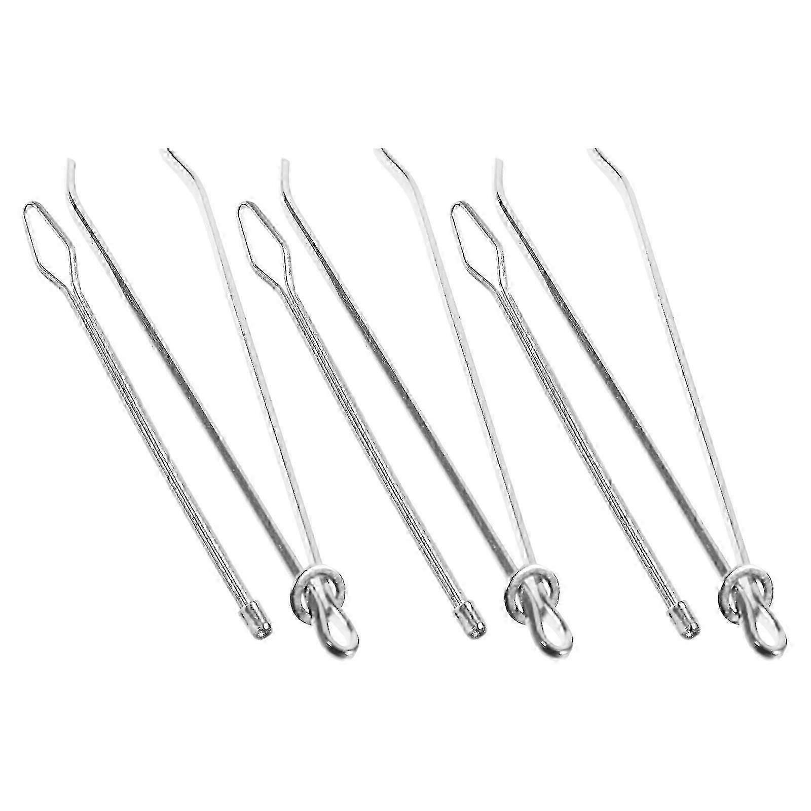 Elastic Replacement Drawstring Tool for Hoodie String Pulling 6Pcs Metal