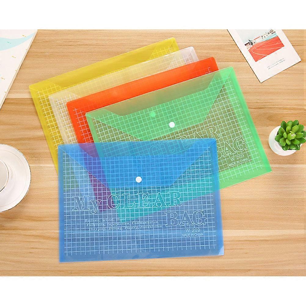 12Pcs Assorted Color Button Document Organizer for Storage Use