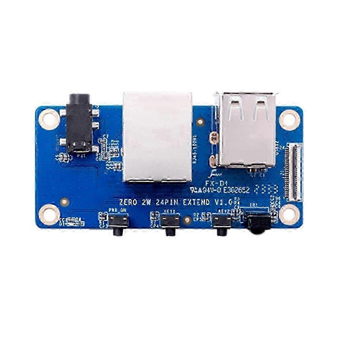 Expansion Board for Zero 2W 1G Mini PC with USB Network & Power Button Features 26-27