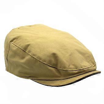 Tarbert Waterproof British Cotton Flat Cap ZH291 Desert