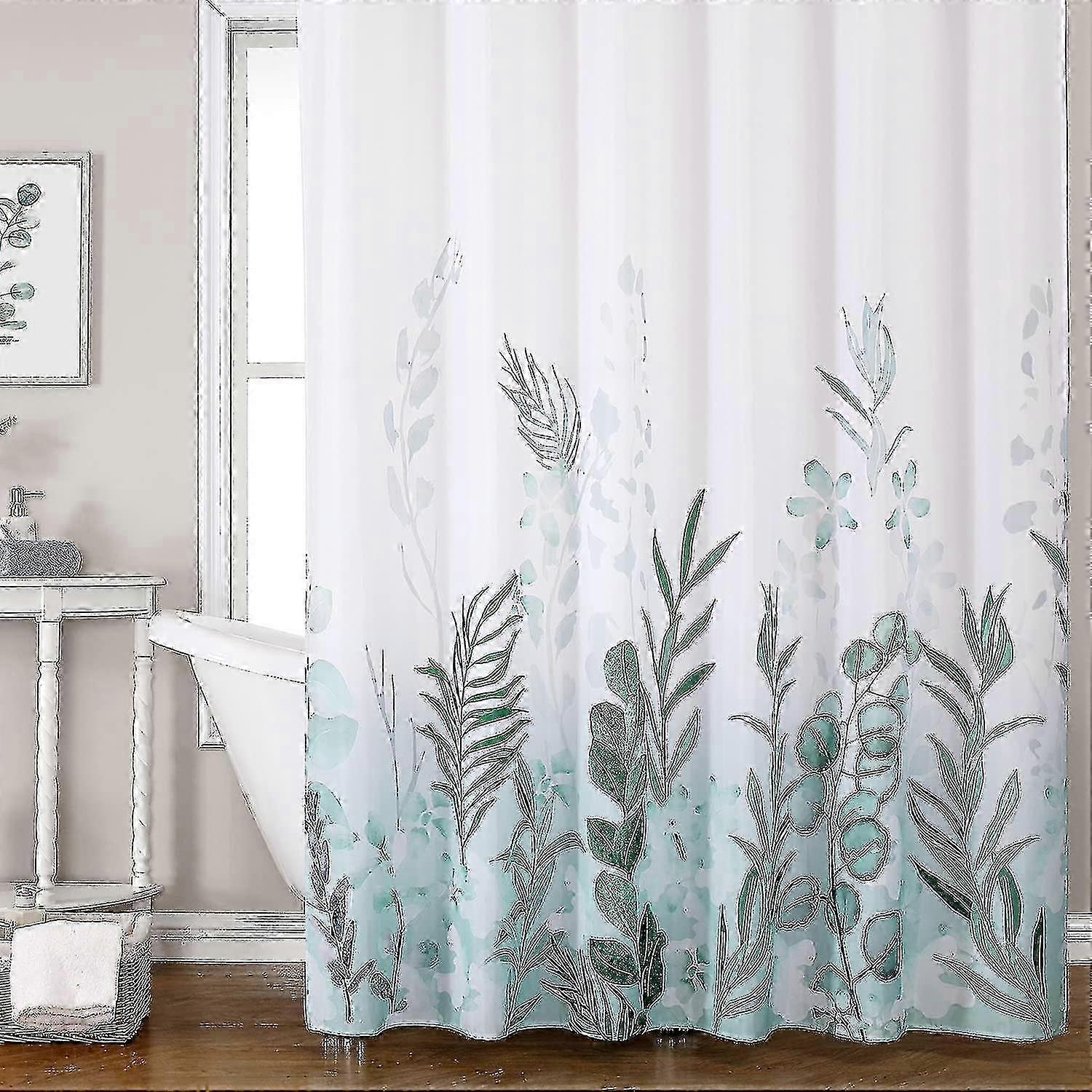 Floral Polyester Shower Curtain