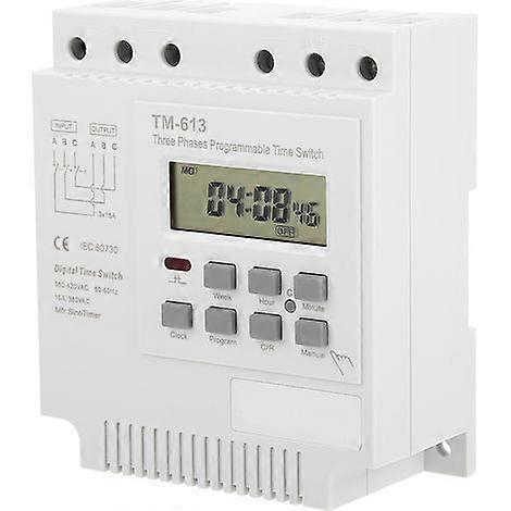 TM-163 Three-Phase 380V Smart Digital Weekly Programmable Power Timer Switch