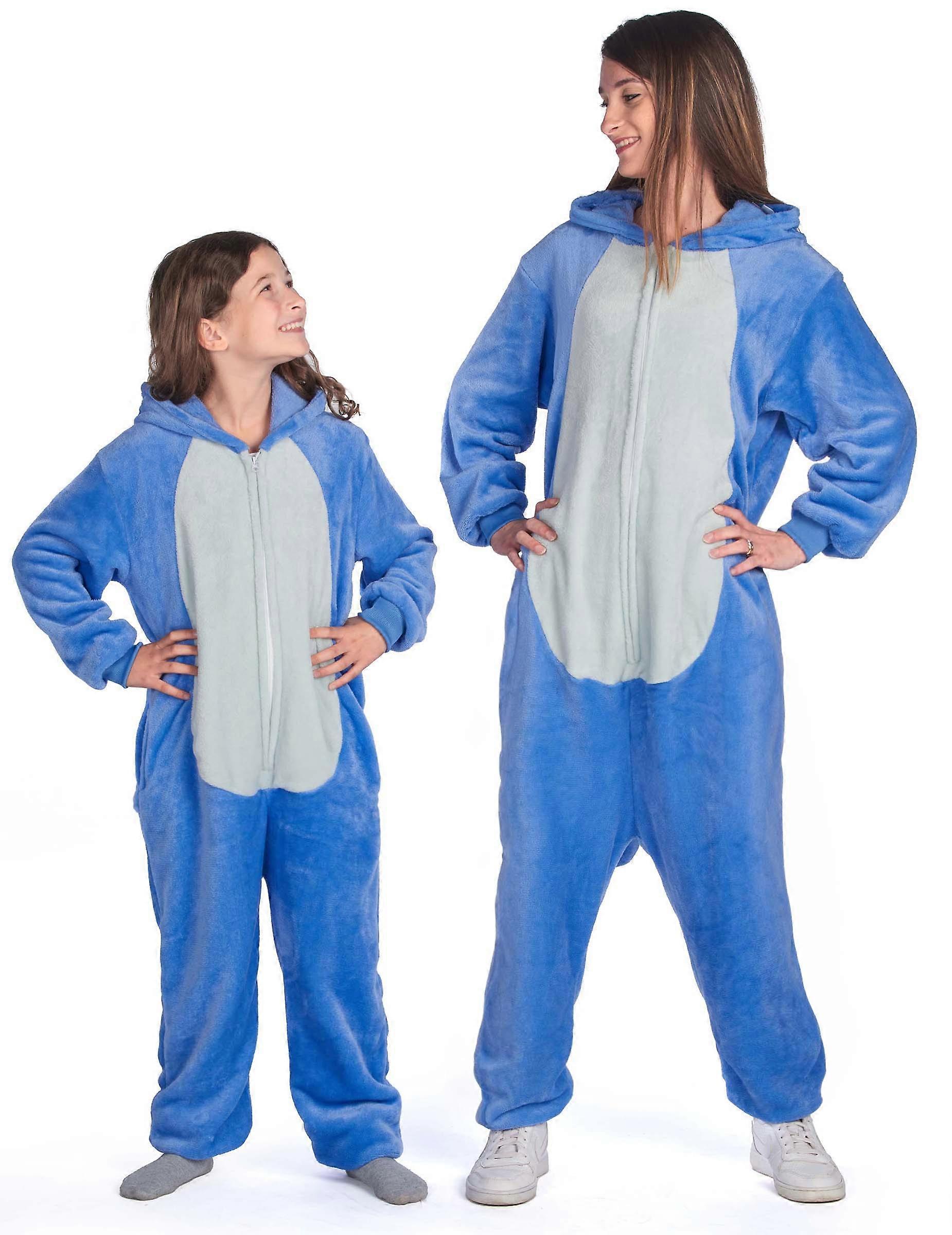 Women's blue alien creature costume
