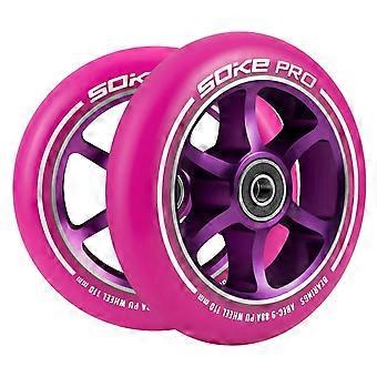 Pinkfarbene Scooter-Räder 110 mm – 2er-Pack