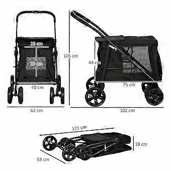 Dog bike trailer - Dog bike cart - Dog stroller - Pet carrier - Bike trailer.