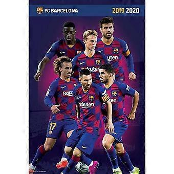 BARCELONA - Quebra-cabeça "Players Collage" de 2020 - MESS ZRB272.