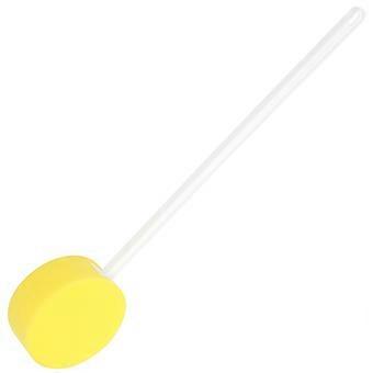 Shower Back Brush Bath Sponge for Cleaning 2Pcs Yellow with Handle