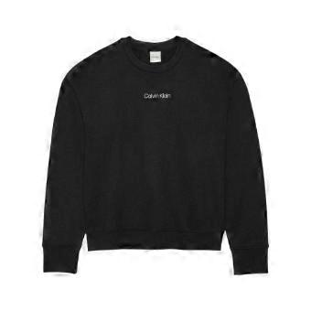 Calvin Klein Womens/Ladies Logo Fleece Crew Neck Sweatshirt