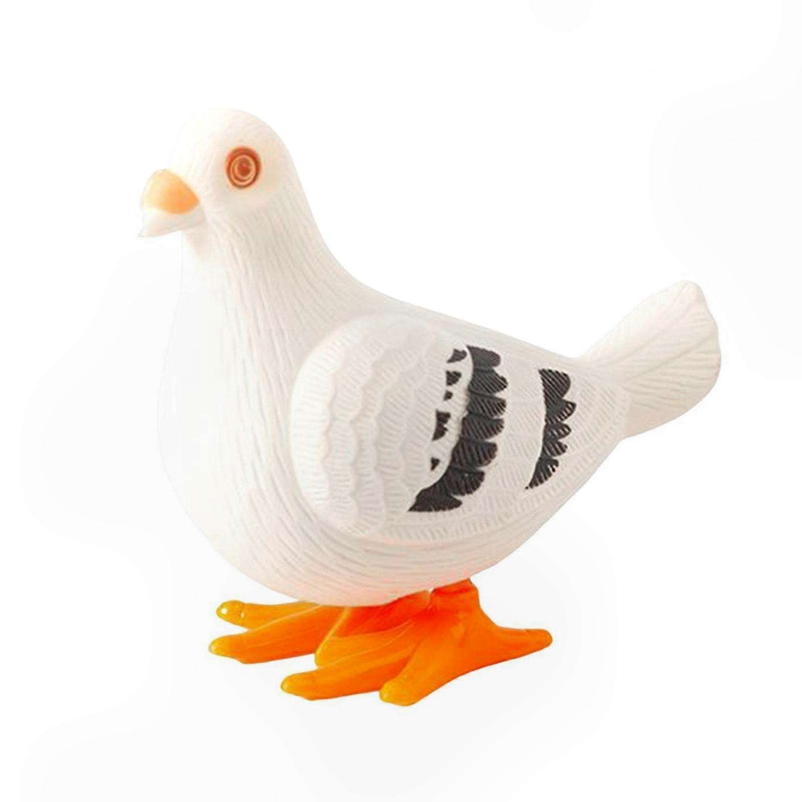 Wind-Up Jumping Pigeon Mechanical Toy