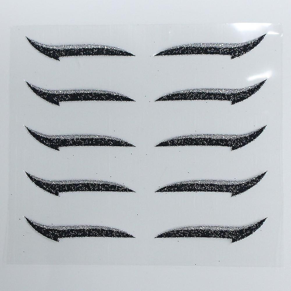 10pcs pegatinas reutilizables Párpado Línea Stick