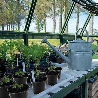50 vassoi in plastica per vasi da fiori da giardino, piattini rotondi per