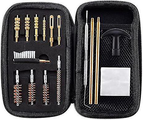 Universal Gun Cleaning Kit .22.357.38.9mm.45 Caliber Rifle Bronze Bore Brush And Brass Jag Adapter
