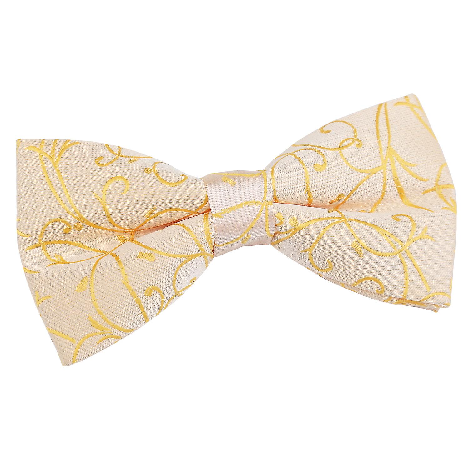 Gold Swirl Pre-Tied Bow Tie