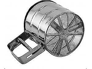 Acier inoxydable Mesh Sugar Coffee Flour Shaker Tamis Colander Tool Cup